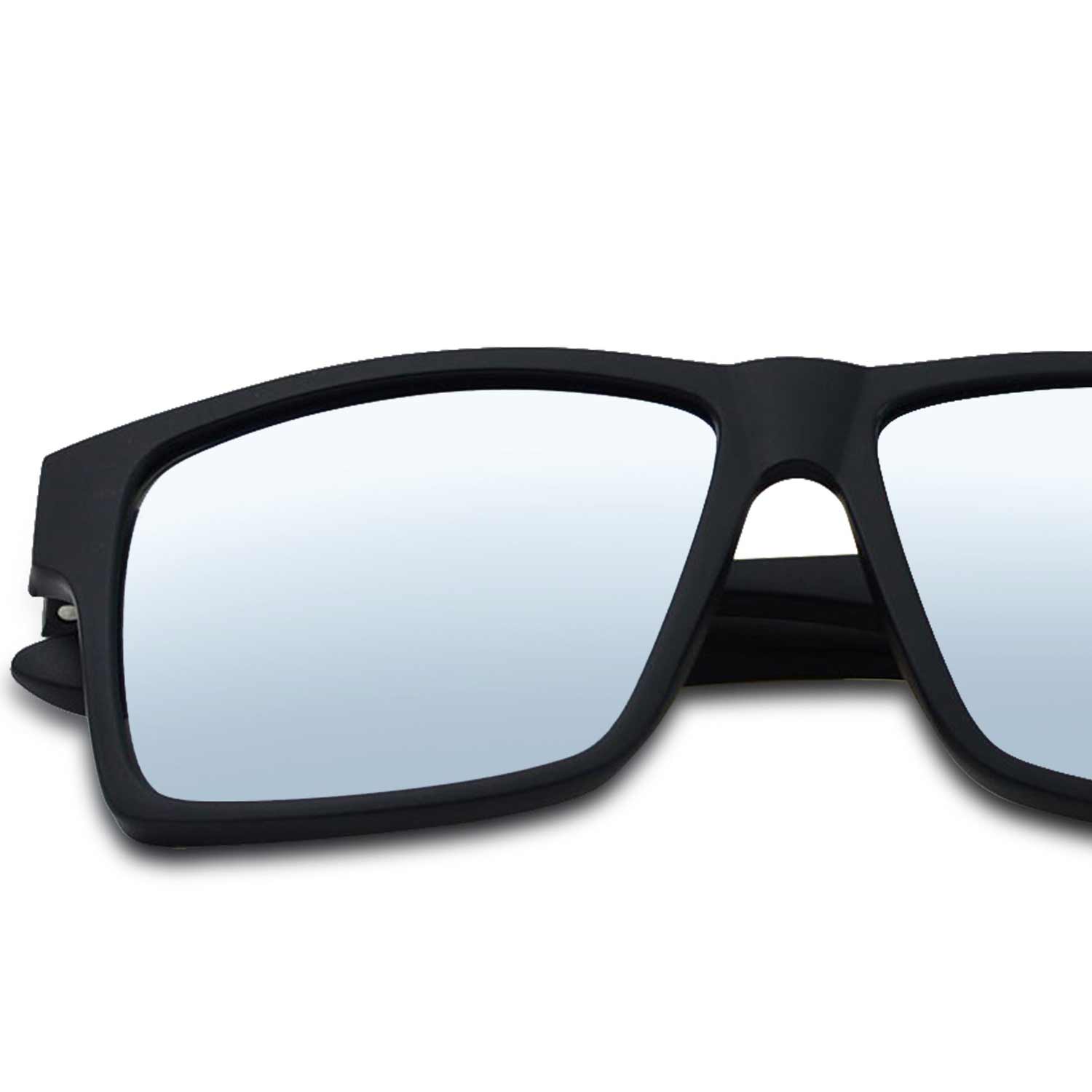 darkest black matte frame sunglass for men dark tinted smoke category4 lenses sunglasses with 2 two white stripes strips on side arm temple classic squared vacation beach male shades optical oar coating polarise polarized sunglasses with white stripes mirrored polarized sunglasses