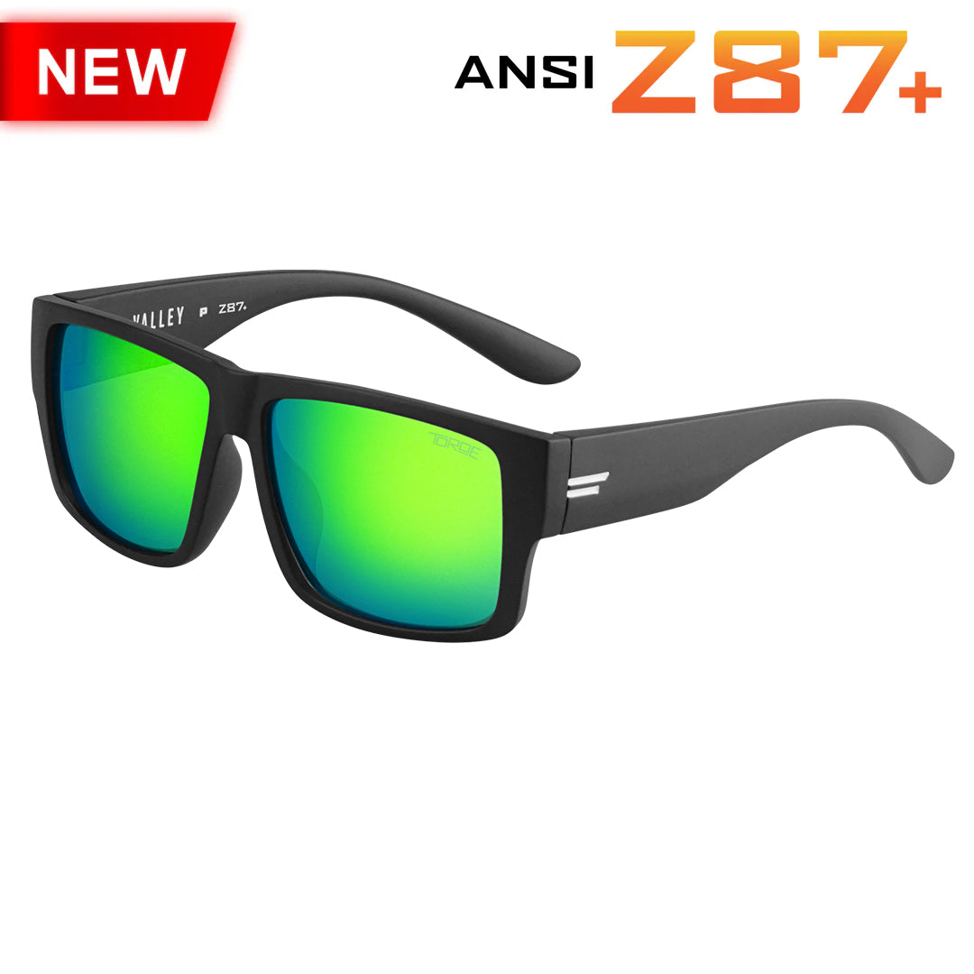 VALLEY ANSI Z87+ Safety Rated Polarized Sunglasses