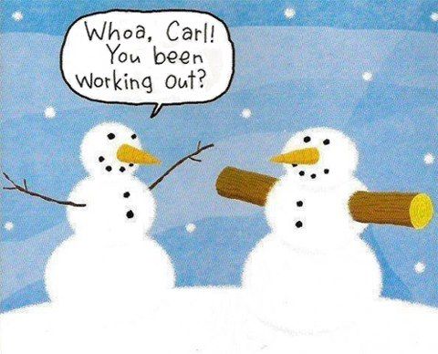 Mr Snowman has been working out Merry Christmas Meme