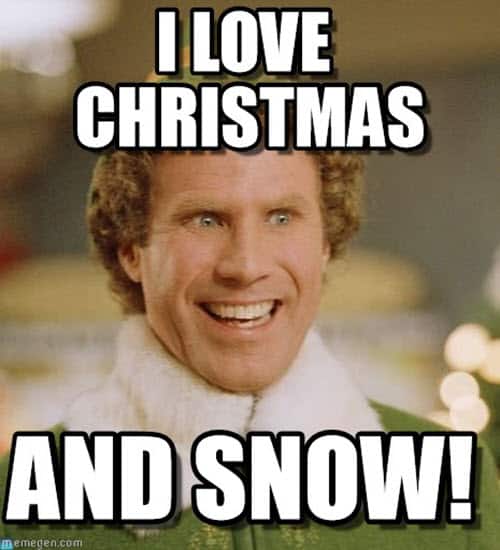 I Love Christmas and Snow Merry Christmas Meme | Love to Sing