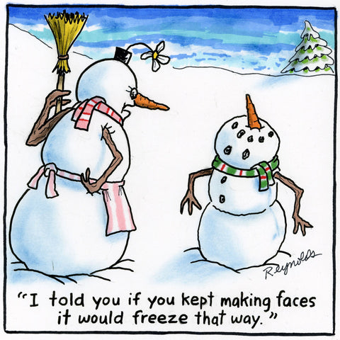 Snowman's son froze his face Merry Christmas snowman meme | Love to Sing