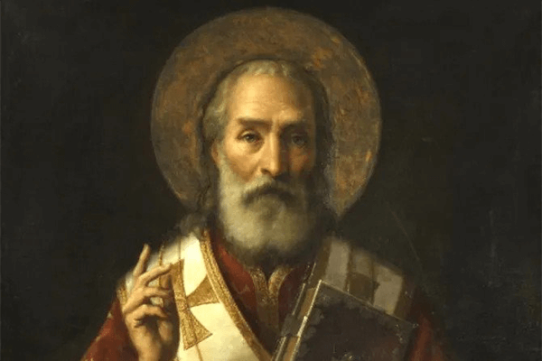 A painting of St. Nicholas, the saint of Christmas, by Jaroslav Čermák (1831-1878). | Galerie Art Praha via Wikimedia (Public Domain)