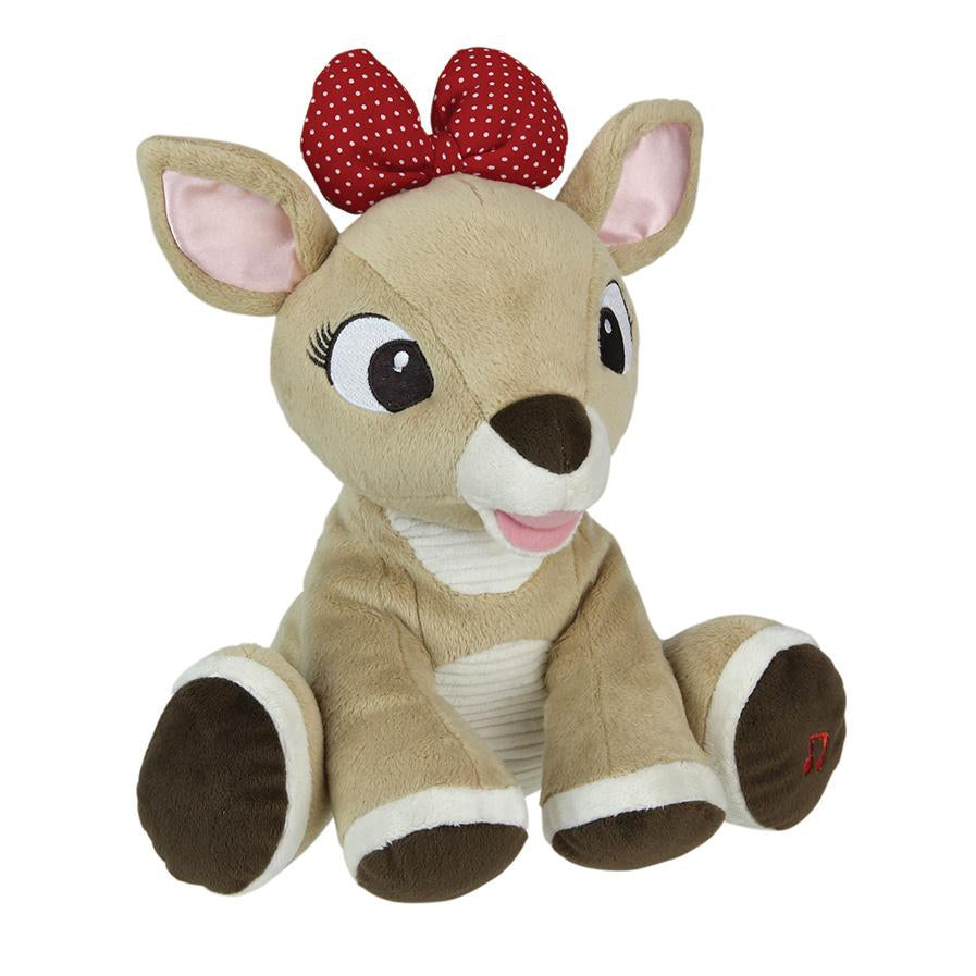 Rudolph the Red-Nosed Reindeer Light Up Musical Clarice Stuffed Toy ...