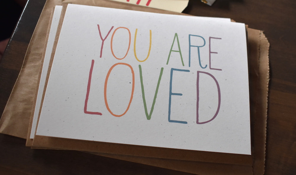 you are loved card