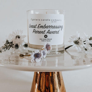Least Embarrassing Parent Award Candle