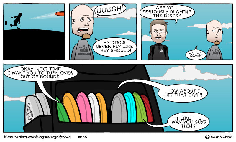 The Disc Golf Comic - It's Never the Disc