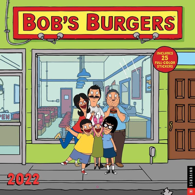 Bob's Burgers 2022 Wall Calendar Atomic Books