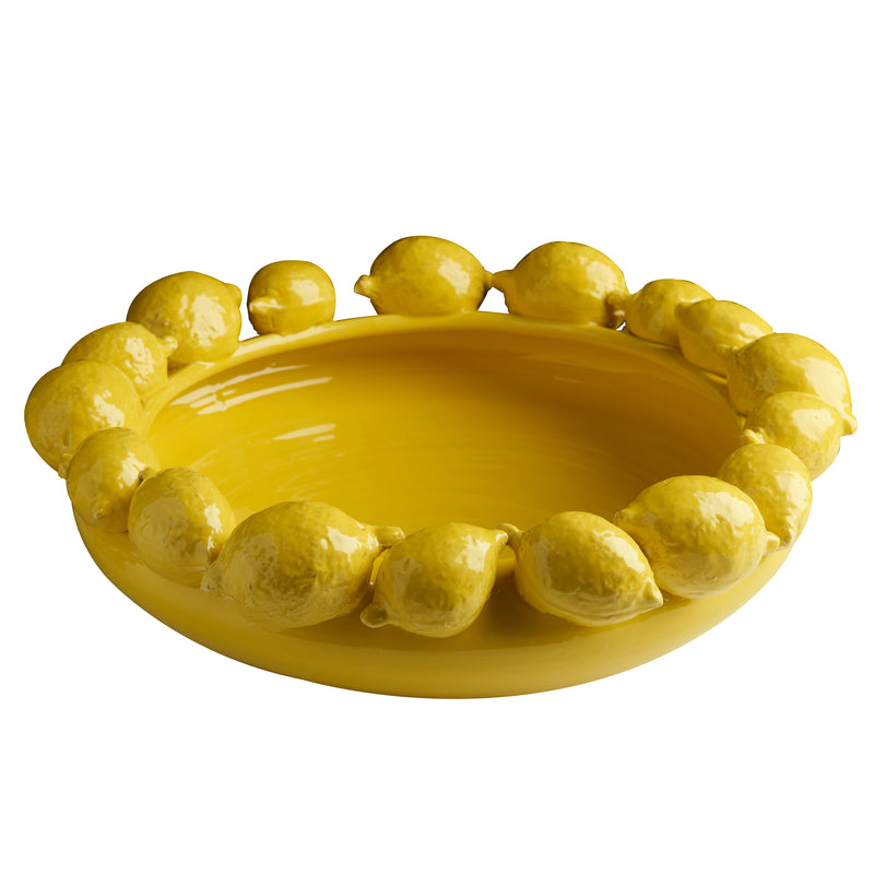 lemon ceramic bowl