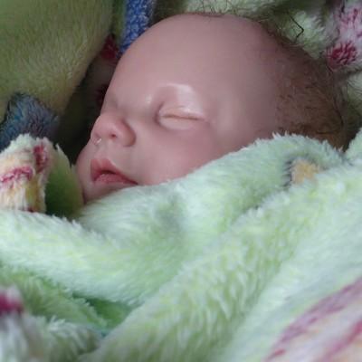 Bebê Boneca Reborn Linda Grande Recém Nascido Corpo de Pano