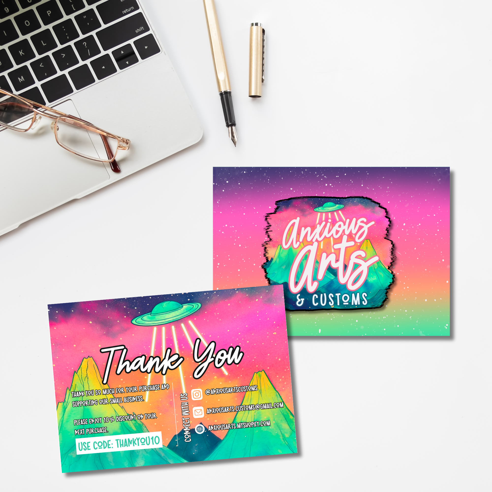 Branded Thank You Card (Front & Back)
