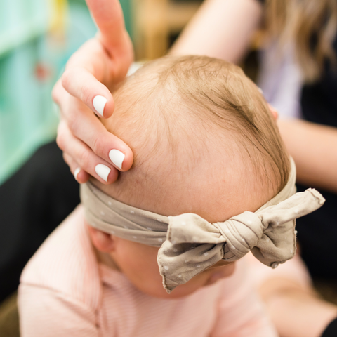 Craniosacral therapy on infant