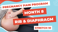 Rib diaphragm stretching pregnancy