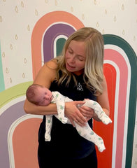 Baby football hold tummy time