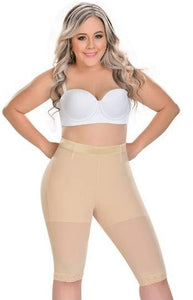 Fajas MyD 0065 Womens Colombian Girdle Postquirurgicas Post partum Short  Leg (S, Beige) at  Women's Clothing store