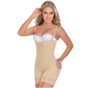 M&D 0015 Breast Augmentation Bra Post Surgery  Faja Colombianas Bra Beige  : : Clothing, Shoes & Accessories