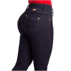 High Rise Butt Lift Skinny Colombian Jeans Colombianos with Removable–  Fajas Colombianas Shop