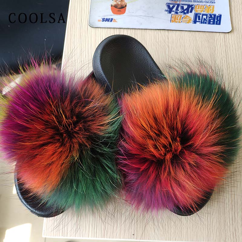 fur slippers