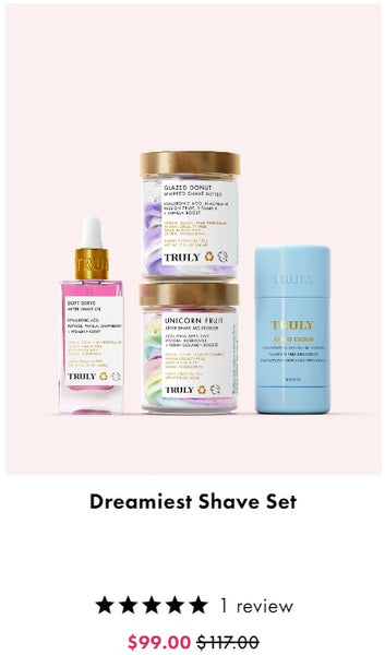 how to shave your butt | dreamiest shave set