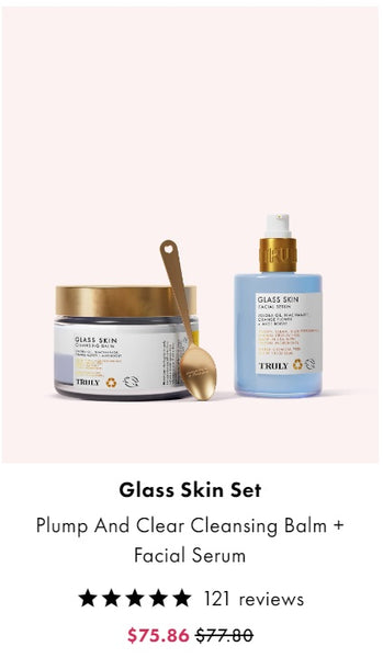 skincare trends 2024 | glass skin set
