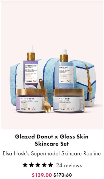best skincare trends 2024 | glazed donut x glass skin set