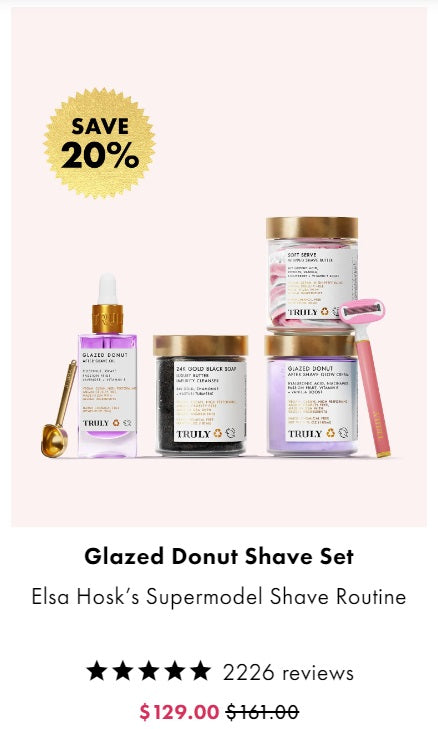 how to prevent blackheads on bikini line | glazed donut shave set