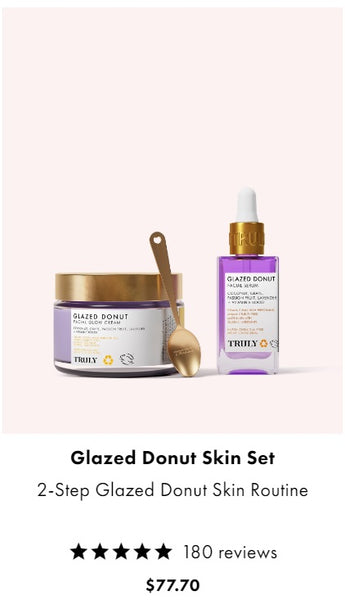 natural skin care | glazed donut skin set