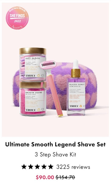 what is the bikini line | smooth legend shave set