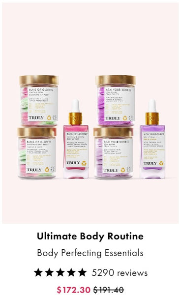 best skincare trends 2024 | truly ultimate body bundle