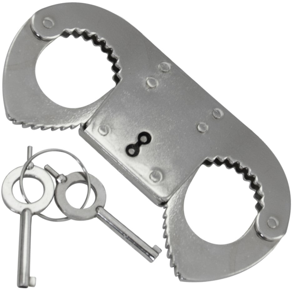 Rothco Heavy-Duty Solid Steel Thumbcuffs w/ 2 Keys