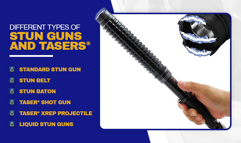 Different Types of Stun Guns and TASERs