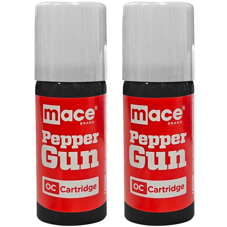 Mace Pepper Gun OC Refill Cartridge 2-Pack