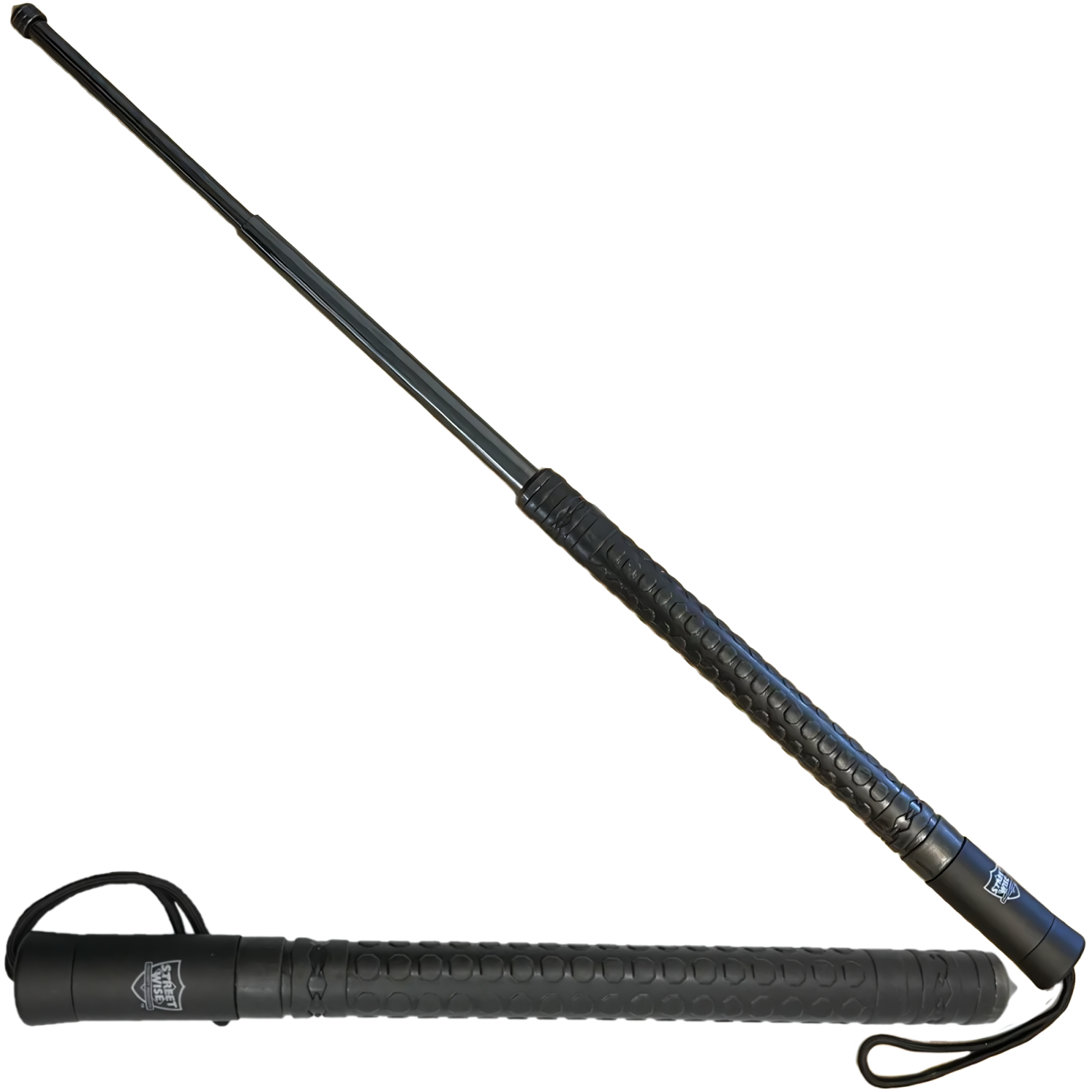 Streetwise Automatic Push Button Expandable Steel Baton 28"