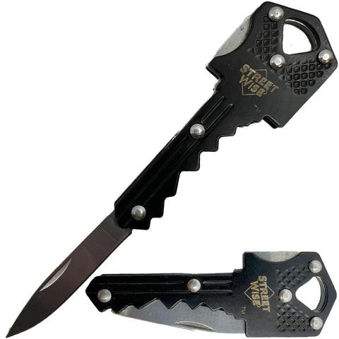 STREETWISE™ FAKE HOUSE KEY CONCEALED FOLDING KNIFE