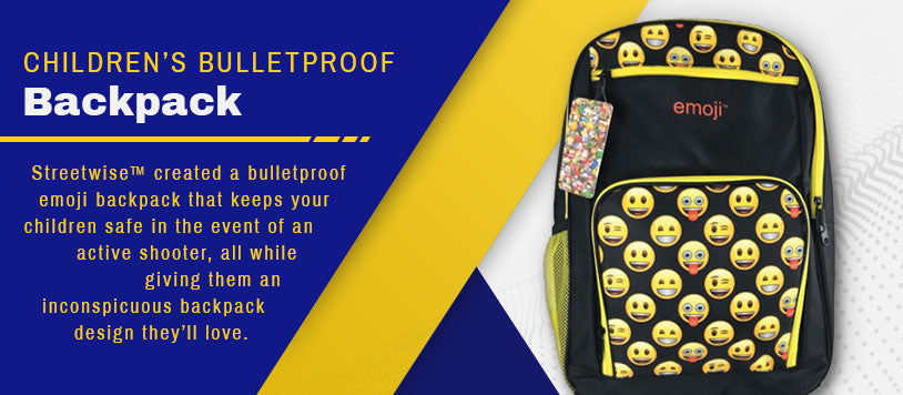 childrens bulletproof backpack graphic