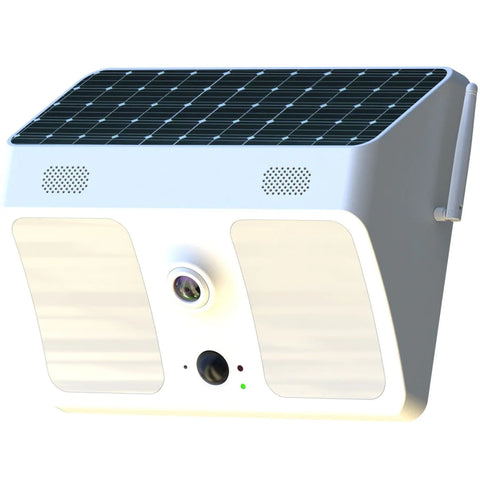 solar floodlight security camera