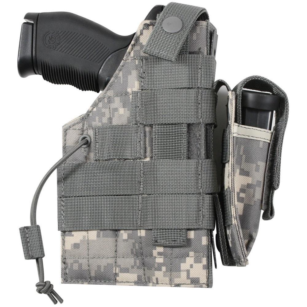 Rothco Tactical Nylon Pistol Belt Holster Digital Camo