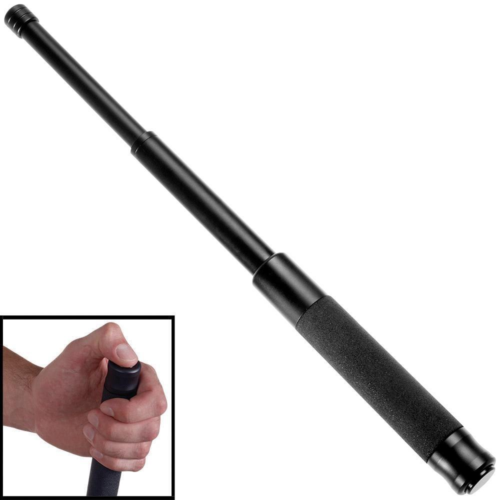 ASP Talon Infinity Black Chrome Foam Button Expandable Baton 16''