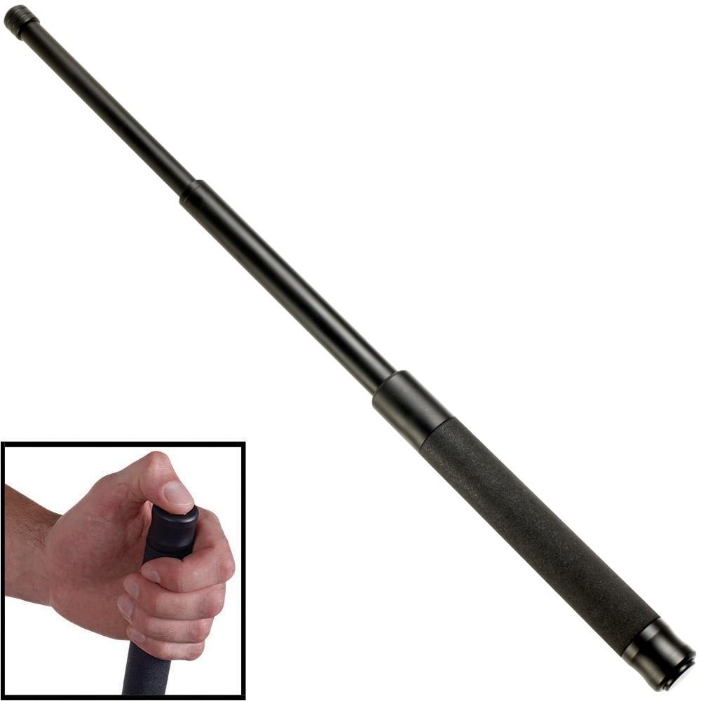 ASP Talon Infinity Black Chrome Foam Button Expandable Baton 20''