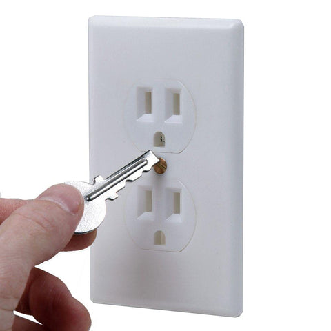 electrical outlet hidden safe