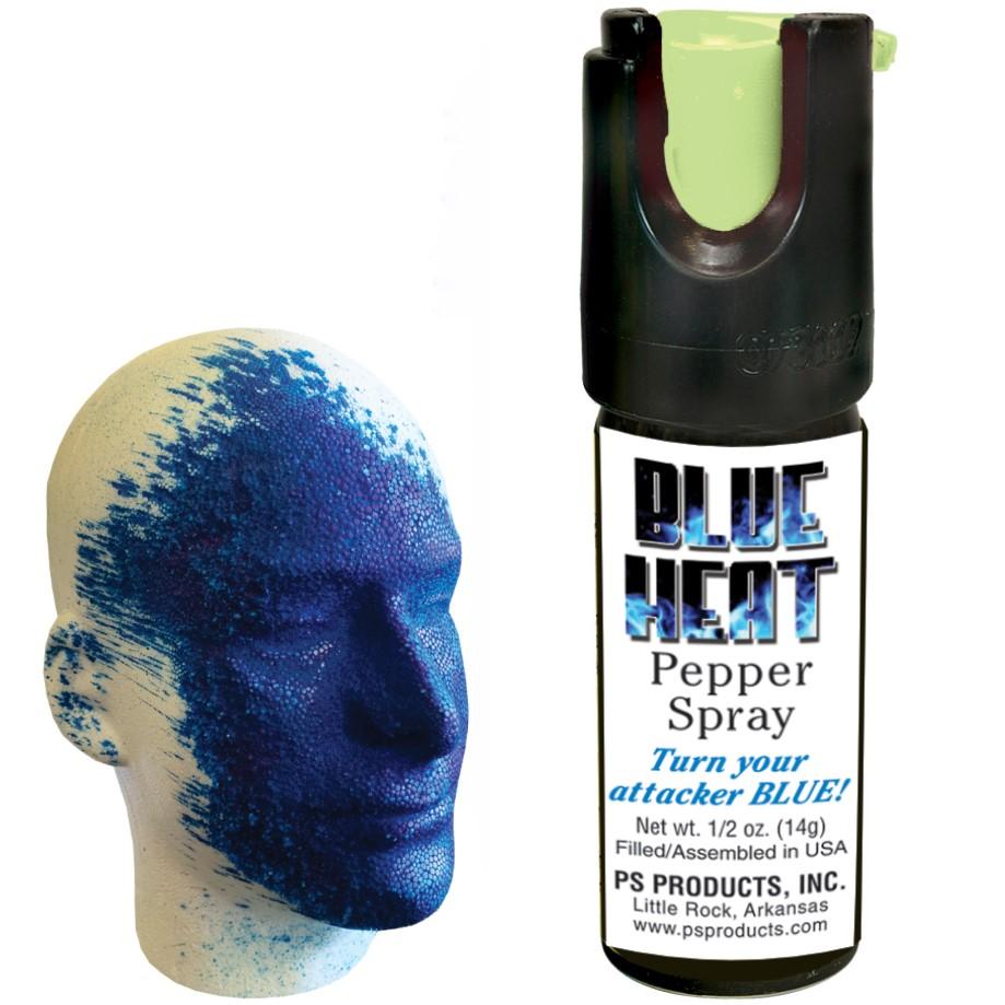 Eliminator Blue Heat Pepper Spray 1/2 oz. w/ Marking Dye