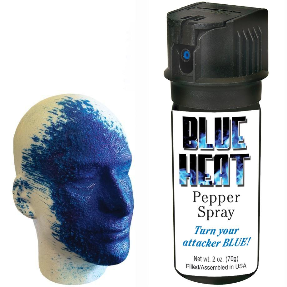 Eliminator Blue Heat Pepper Spray 2 oz. w/ Marking Dye