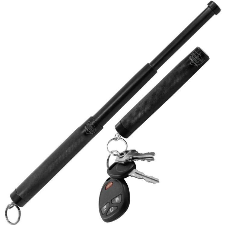 Police Force Tactical Expandable Steel Keychain Baton 12''