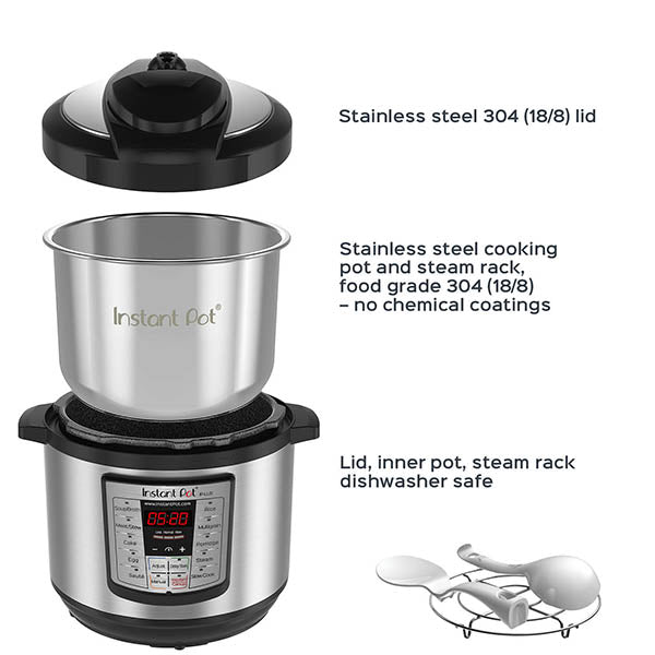 Instant Pot® Lux Stainless Steel 6-in-1 Programmable Pressure