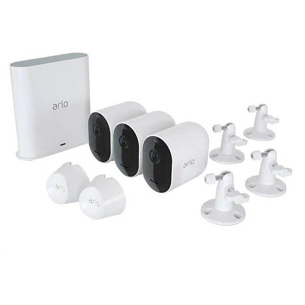 Arlo Pro 2K QHD Wire-Free 3 Camera System VMS4340P-1CCNAS – Crawfords Superstore