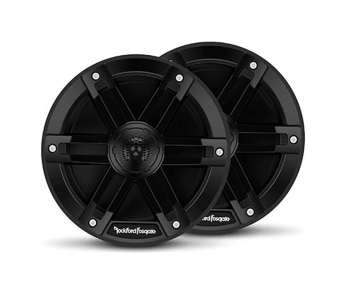 Rockford Fosgate M0 6.5" Marine Speakers Black Pair M0-65B