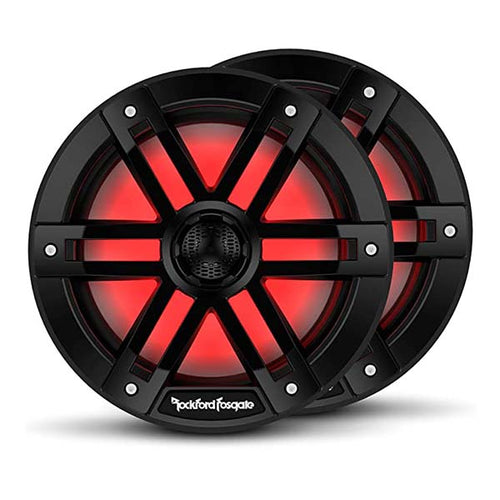 Rockford Fosgate M1-8B Color Optix 8” Marine 2-Way Speaker System - Black (Pair)