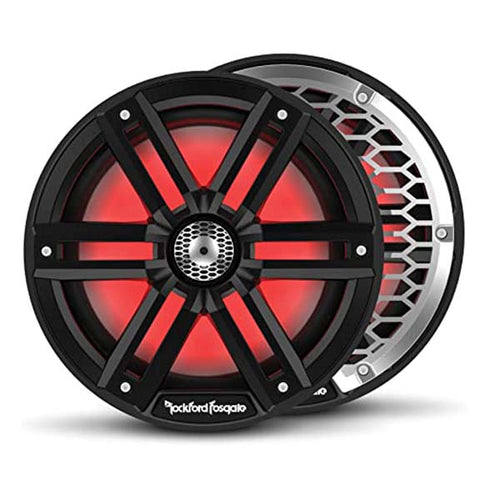 Rockford Fosgate M2-8B Color Optix 8” Marine 2-Way Speaker System - Black (Pair)