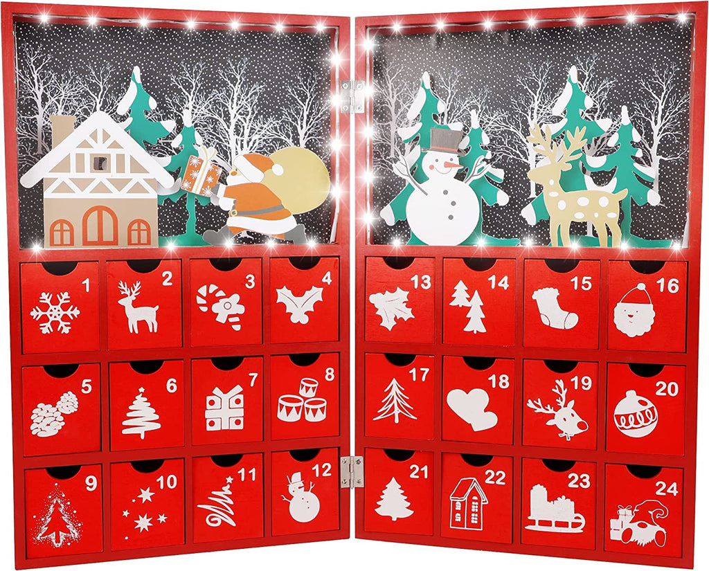 Wooden Advent Calendar - Book – Fun Factory Sweet Shoppe