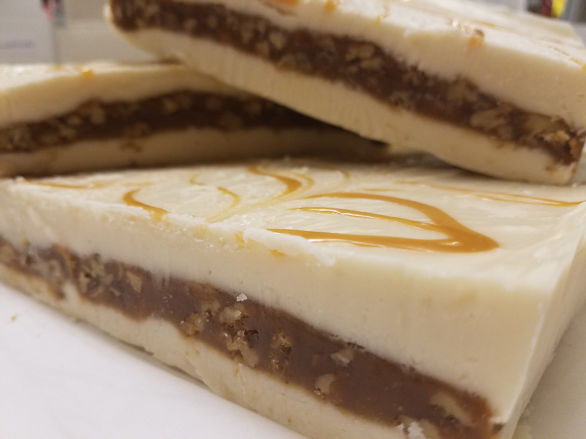 Chewy Caramel Praline Fudge – Fun Factory Sweet Shoppe