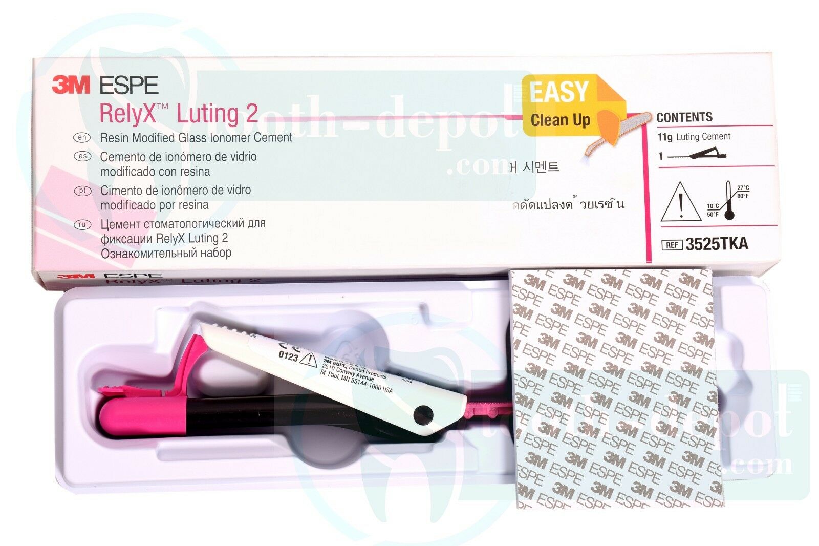 resin modified glass ionomer luting cement